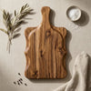 Handmade Acacia Wood Chopping Board | Sculpted Edge Wooden Cutting Board