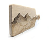MOUNTAIN LINE ART Engraved Cutting Board