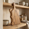 Handmade Acacia Wood Chopping Board | Sculpted Edge Wooden Cutting Board