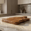 Handmade Acacia Wood Chopping Board | Sculpted Edge Wooden Cutting Board
